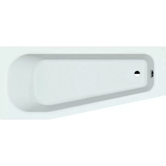 Асиметричная акриловая ванна LAUFEN SOLUTIONS 170*75 см, левая с каркасом 2.2352.1.000.000.1